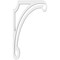 Ekena Millwork Arch Architectural Grade PVC Bracket, 5/8"W X 8"D X 14"H BKTP01X08X14AH - alternate 4
